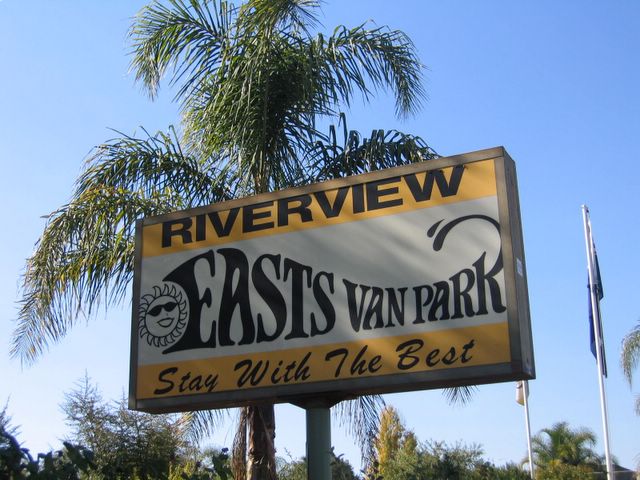 Easts Riverview Holiday Park - Wagga Wagga: Easts Van Park Riverview welcome sign