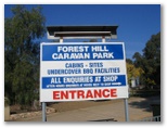 Forest Hill Caravan Park - Wagga Wagga: Forest Hill Caravan Park welcome sign