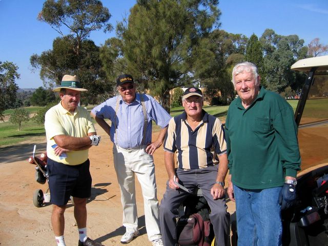 Wagga Wagga RSL Golf Course - Wagga Wagga: The champion players Dave, Tom, Jack and Ted