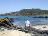 Mystery Bay Primitive Campground - Wallaga Lake: A different beach