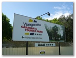 Wangaratta Caravan & Tourist Park - Wangaratta: Wangaratta Caravan & Tourist Park welcome sign