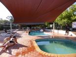 Painters Island Caravan Park by Russell Barter - Wangaratta VIC Album 2: Our swimming pool area, including wading pool