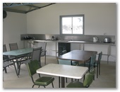 Kahlers Oasis Caravan Park - Warwick: Interior of camp kitchen