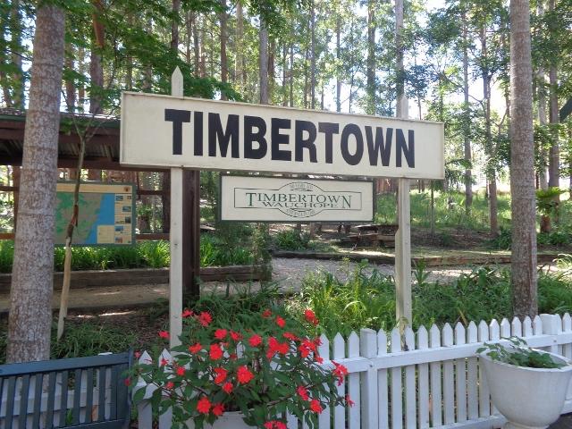 Breckenridge Farmstay - Wauchope: Train station at Timbertown