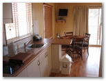 Whyalla Caravan Park - Whyalla: Interior of deluxe two bedroom cabin