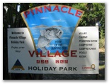 Pinnacle Village Holiday Park - Wonga Beach: Pinnacle Village Holiday Park welcome sign