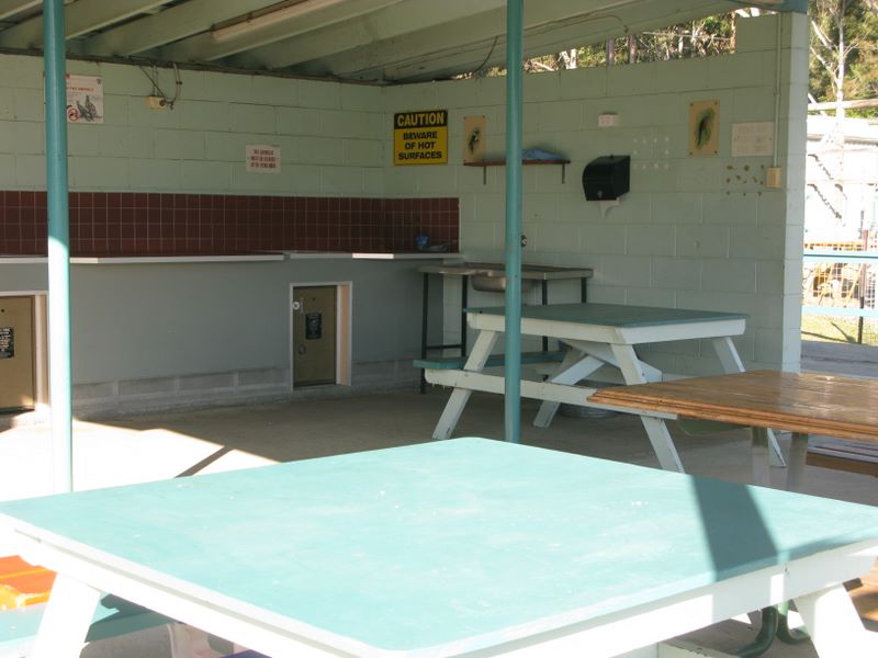 Bushy Tail Caravan Park - Wrights Beach: Interior of camp kitchen