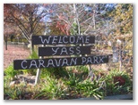 Yass Caravan Park - Yass: Yass Caravan Park welcome sign
