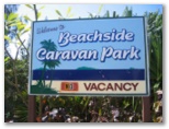 Beachside Caravan Park - Yeppoon: Beachside Caravan Park welcome sign